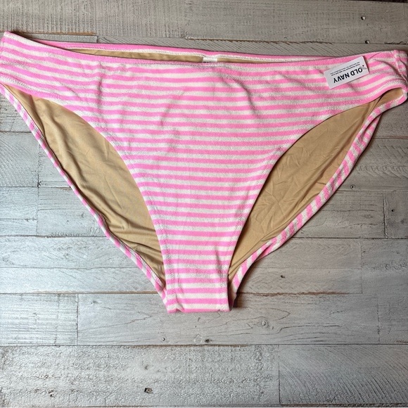 Old Navy Pink Low Rise Terry Classic Bikini Bottoms NWT Size 4X - Picture 13 of 13